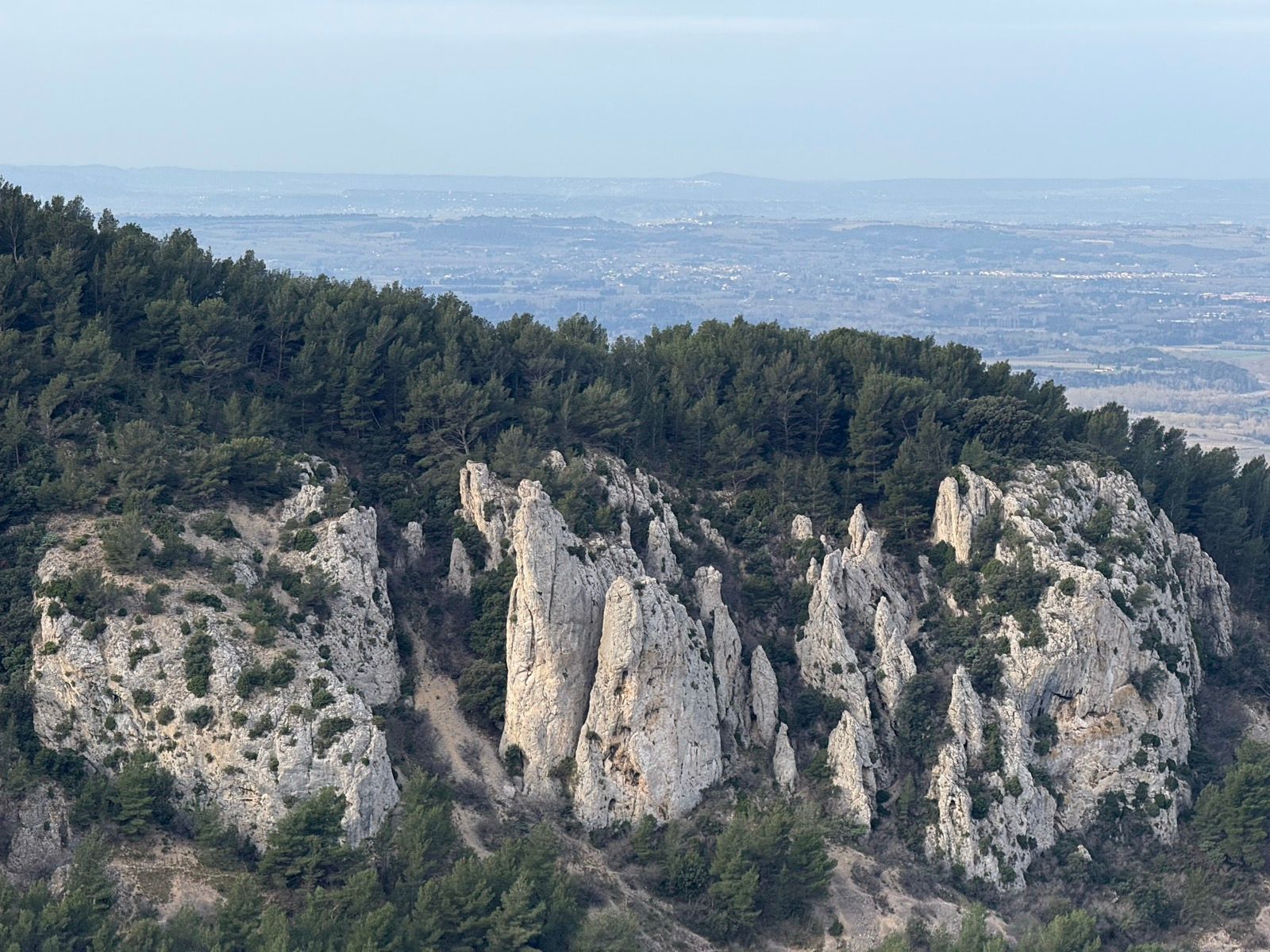 Full size image for Dirt deviation Les Dentelles de Montmirail.