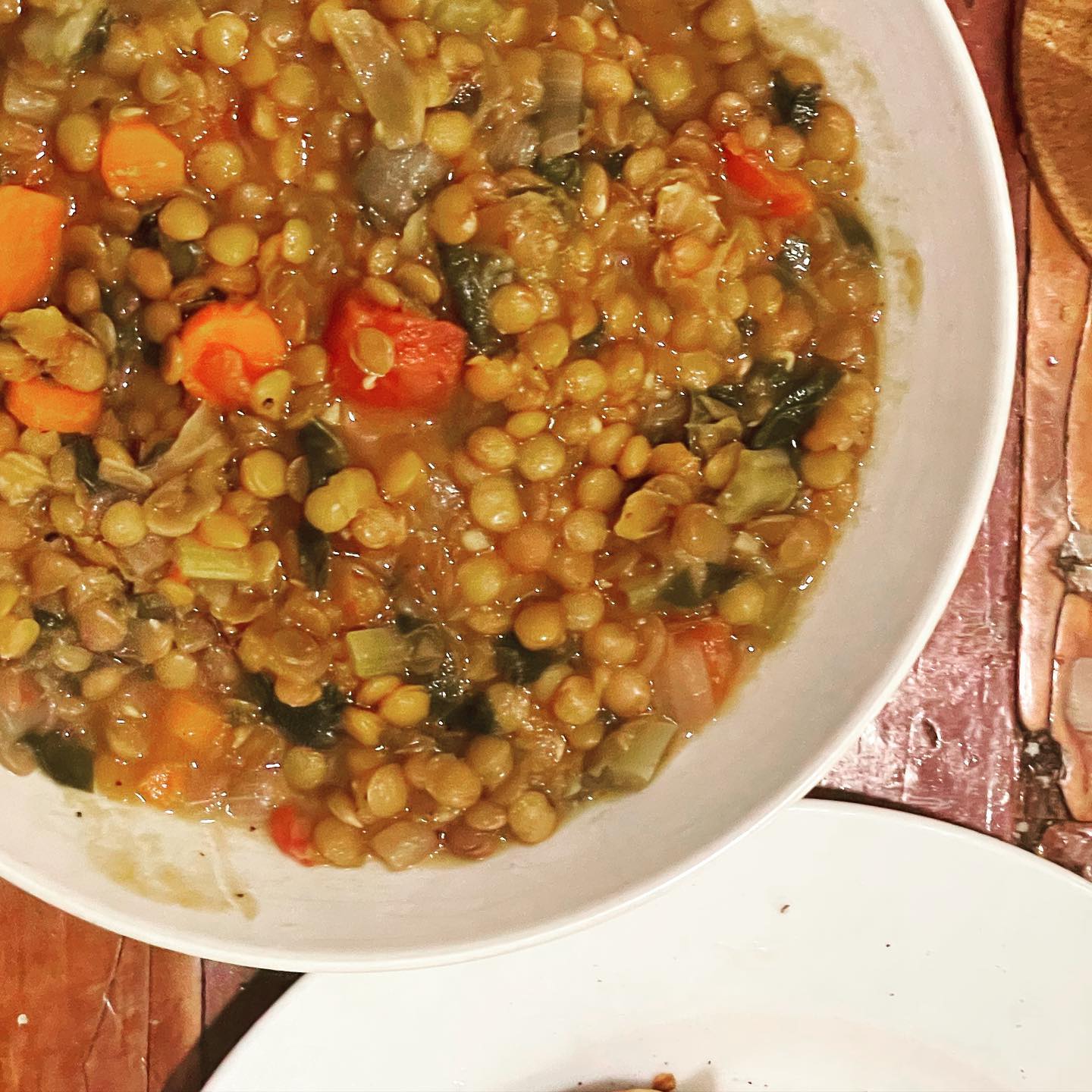 Full size image for Minestrone lentils. 