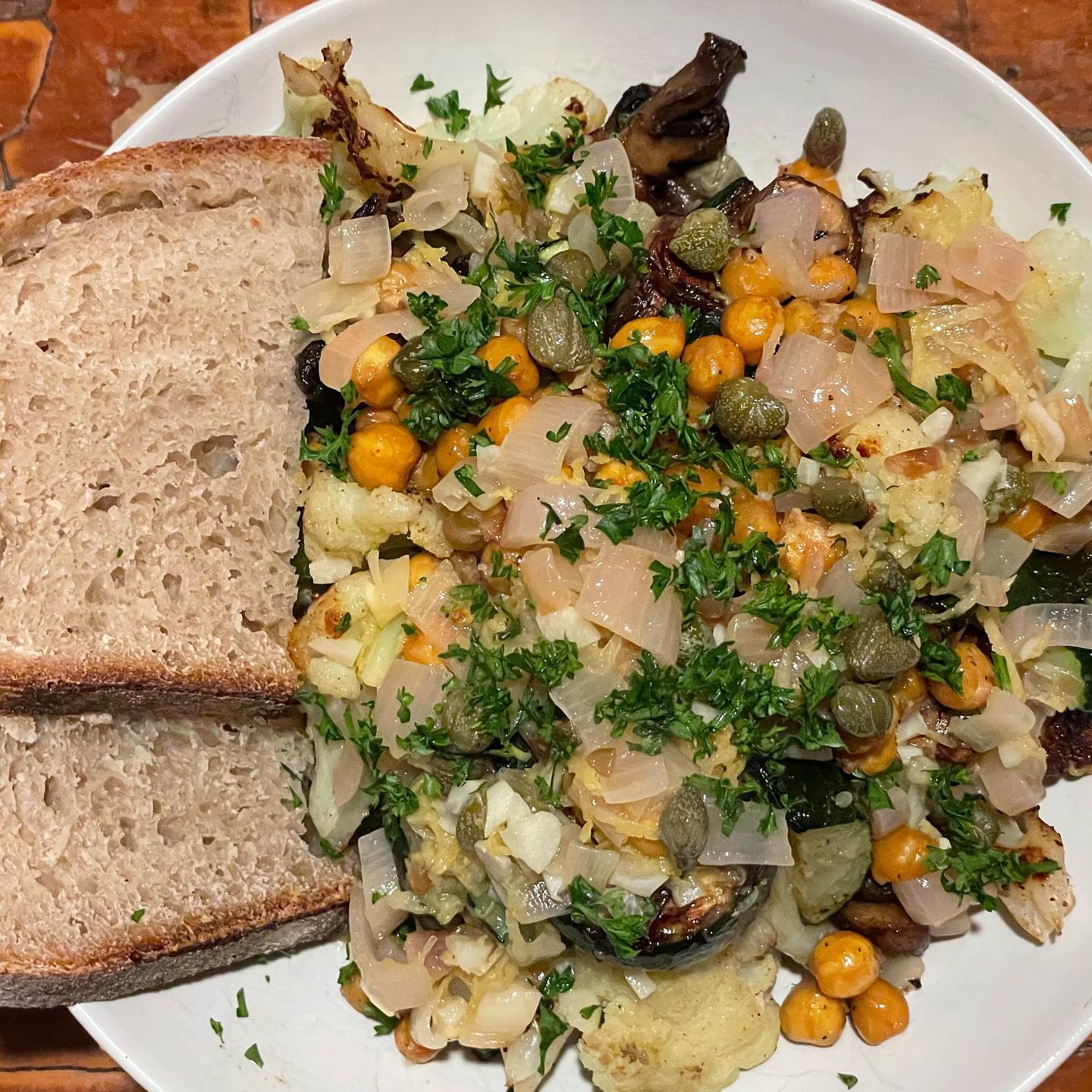 Full size image for Cauliflower piccata.