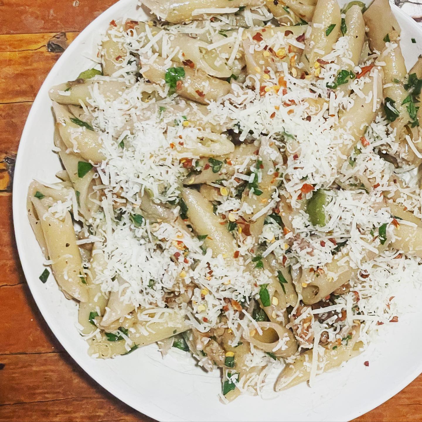 Full size image for Olive Walnut pasta.