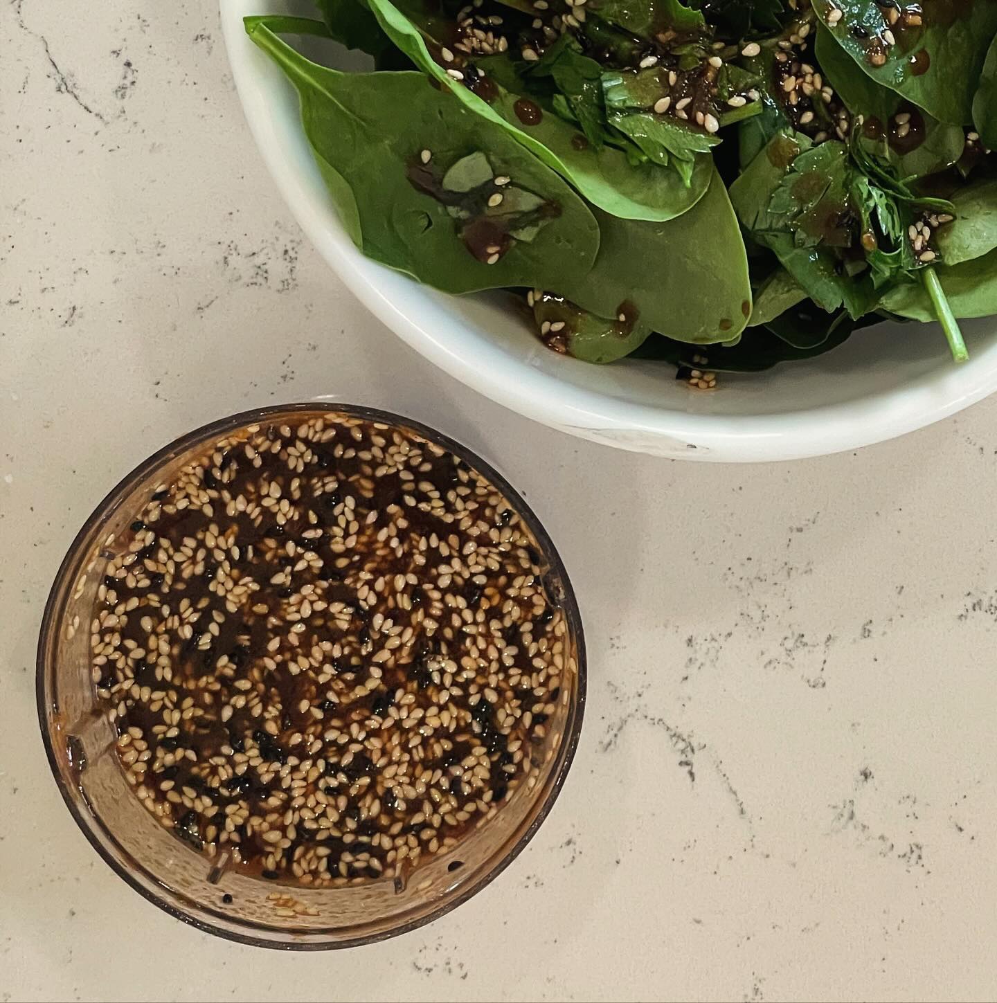 Full size image for Sesame miso vinaigrette.