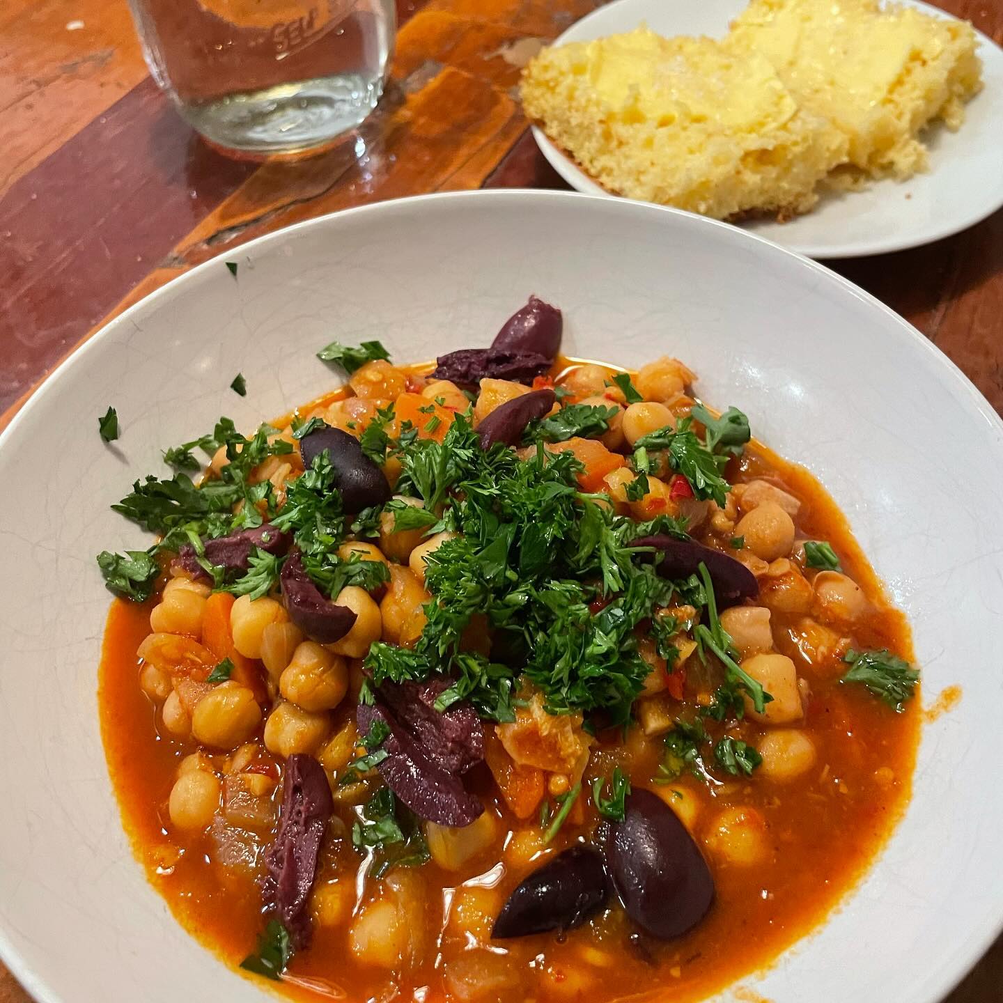 Full size image for Harissa Chickpea Soup.