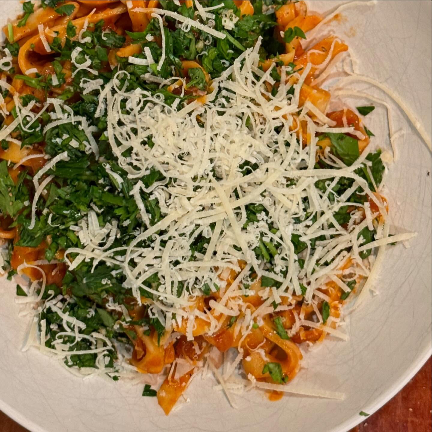 Full size image for Caramelized Shallot pasta.